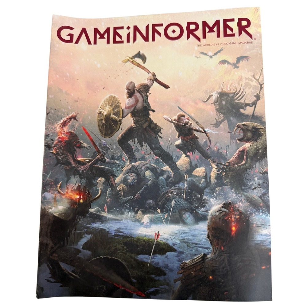 Game Informer Magazine Issue 298 February 2018 God of War Cover Kratos PS4